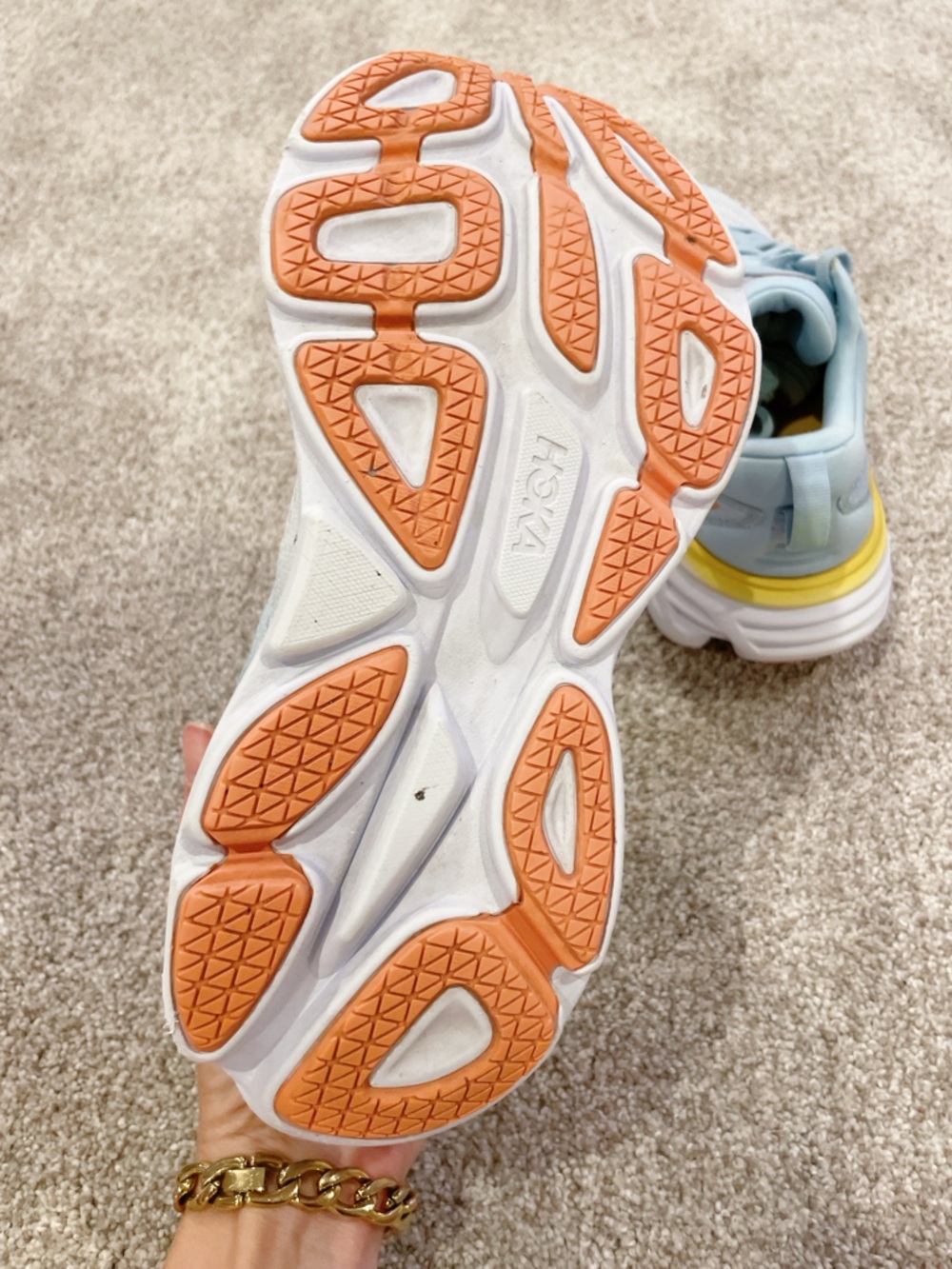 Hoka One One Bondi 8 Blue Summer Song Country Air Women's US 7 - Picture 6 of 7